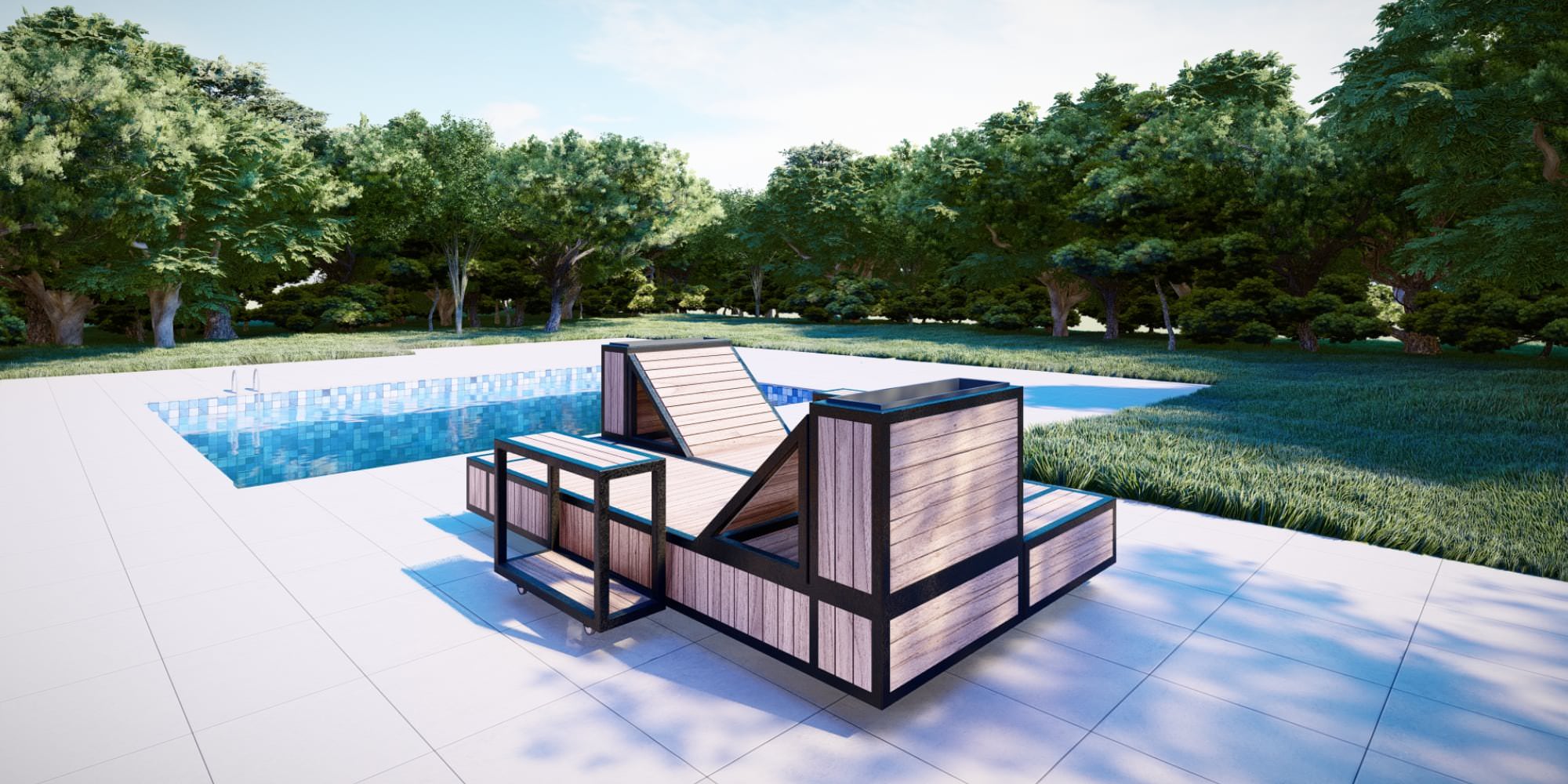 Khani Architecten - Loungebed — Peroli